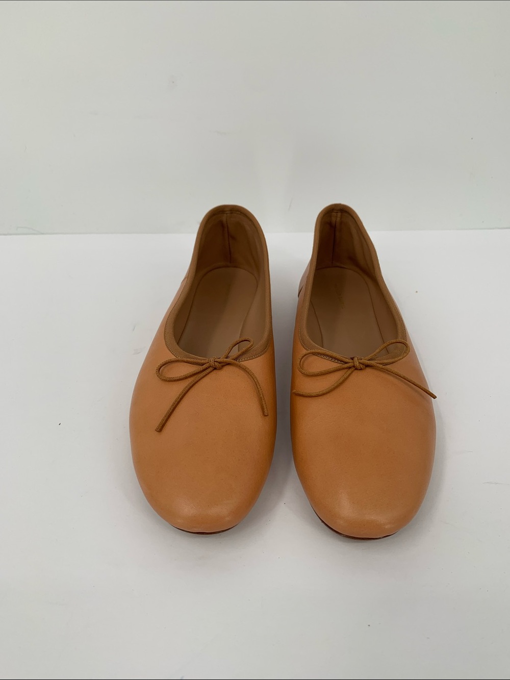 Mansur Gavriel Dream ballet flat shoe leather slip-on bow preppy brown new 39 9 - Picture 5 of 8